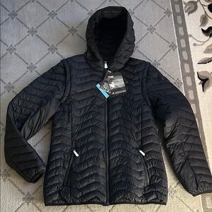 Pajar Women's Heritage Amaryllis Jacket That Converts To A Vest in Caviar